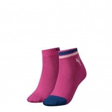 Носки PUMA WOMEN QUARTER 2P STRIPE
