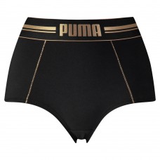 Женское нижнее бельё PUMA GOLD LOGO HIGH WAIST SHORT 1P